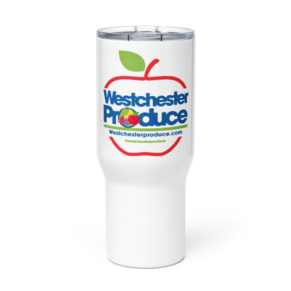 Westchester Produce Travel mug with a handle
