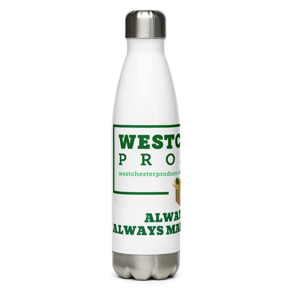 Westchester Produce Stainless Steel Water Bottle