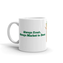 Load image into Gallery viewer, Westchester Produce White glossy mug
